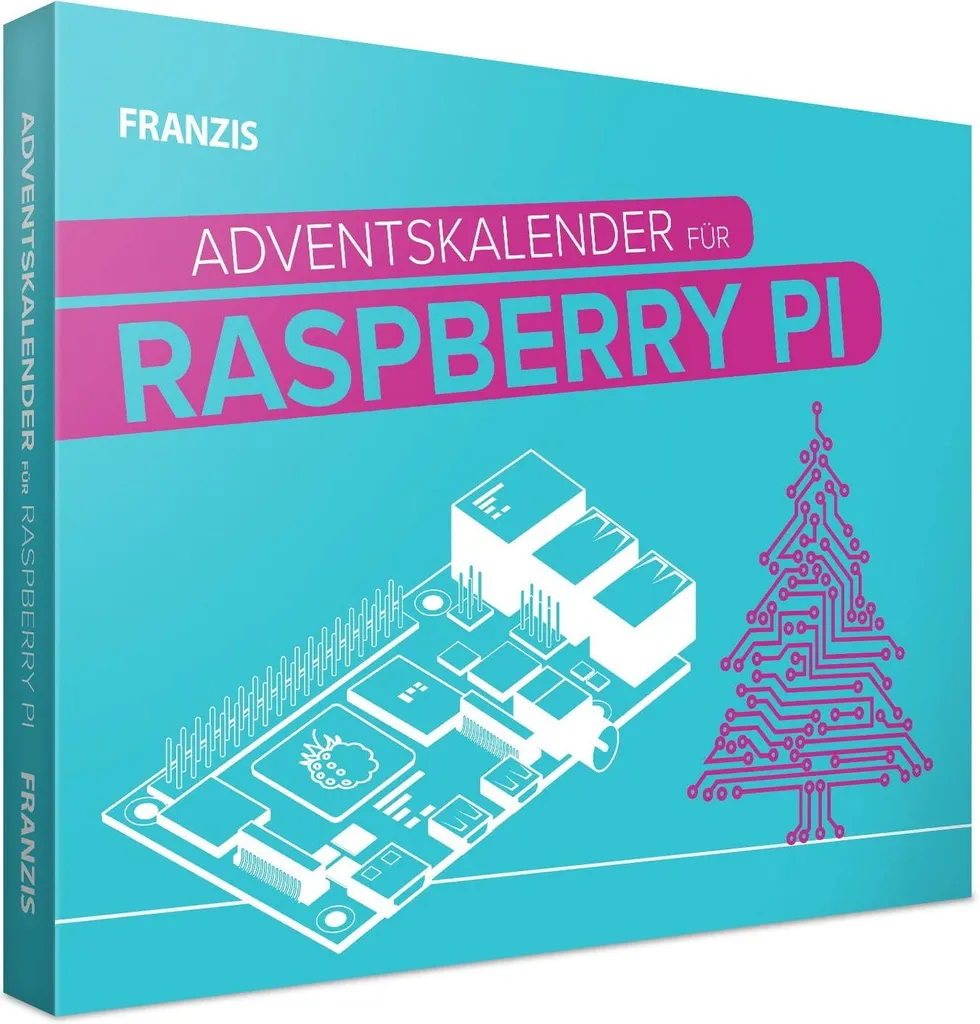 Kit électronique Calendrier de l'Avent Raspberry Pi par Franzis 2024