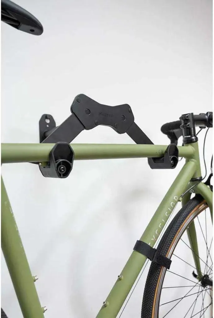 Présentoir mural Contec Smart Hold noir - Support vélo robuste et design - 3
