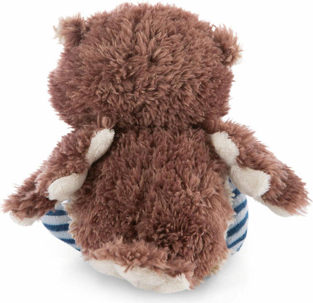 NICI - Owluna Gufo Oscar 12 Cm Con Nido Reversibile, Peluche Portachiavi Sospeso, Anello Per Zaini, Morbido, Sostenibile (48933)
