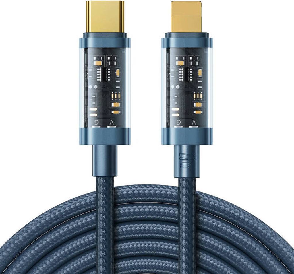 Joyroom S-CL020A12 Lightning auf USB-C PD 20W Schnellladekabel, 1.2m, Blau