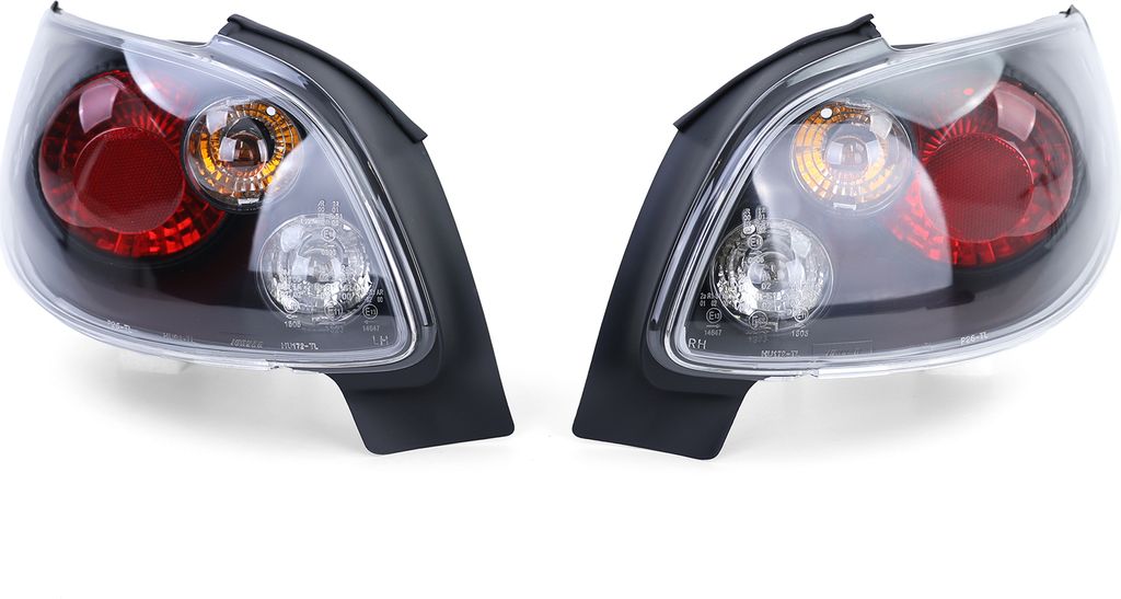 Klarglas Rückleuchten Schwarz für Peugeot 206 CC Coupe Produktbild 5