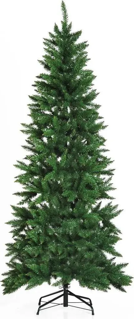 Sapin de Noël Artificiel pour Salon - 210 cm Vert Clair - Décor Facile