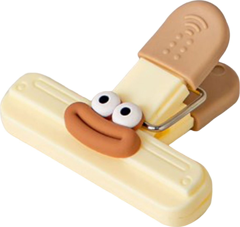 Lebensmittelverschlussklammern, Chip-Clips, Lebensmittelbeutelklammern für den Kühlschrank, originelle Fotos, wurstförmige Lippen, Snackbeutelkl...