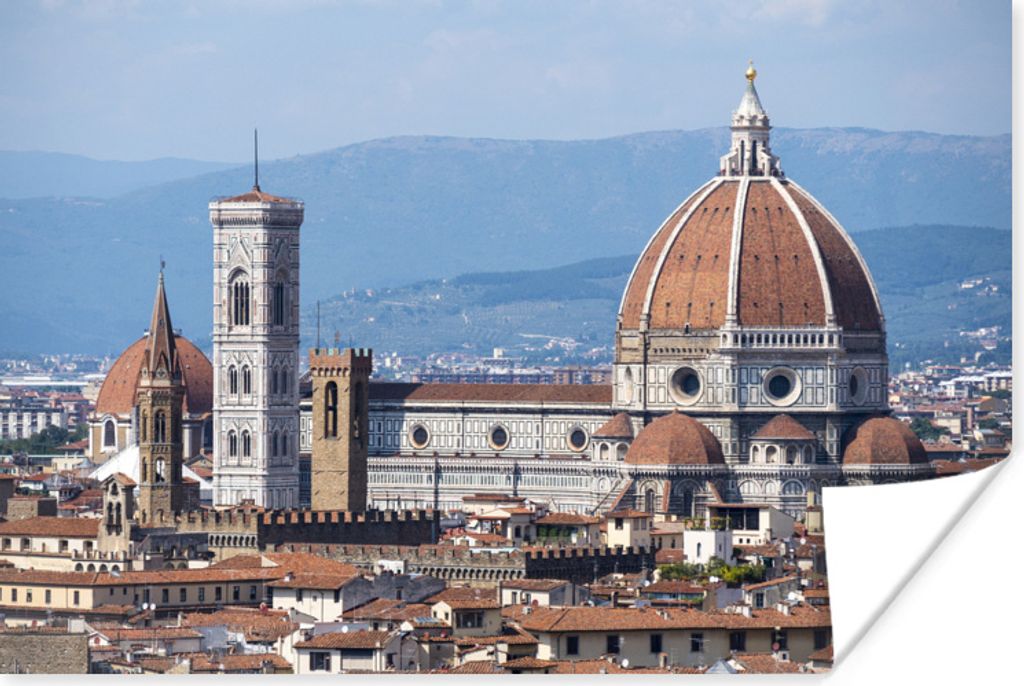 MuchoWow Poster Florenz - Kathedrale - Stadt 60x40 cm - Schlafzimmerdekoration