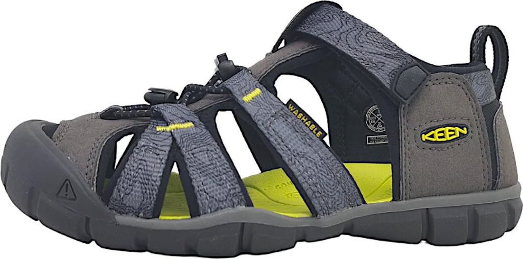 KEEN SEACAMP II CNX Kinderschuhe Jungen Sandale Grau Productafbeelding 