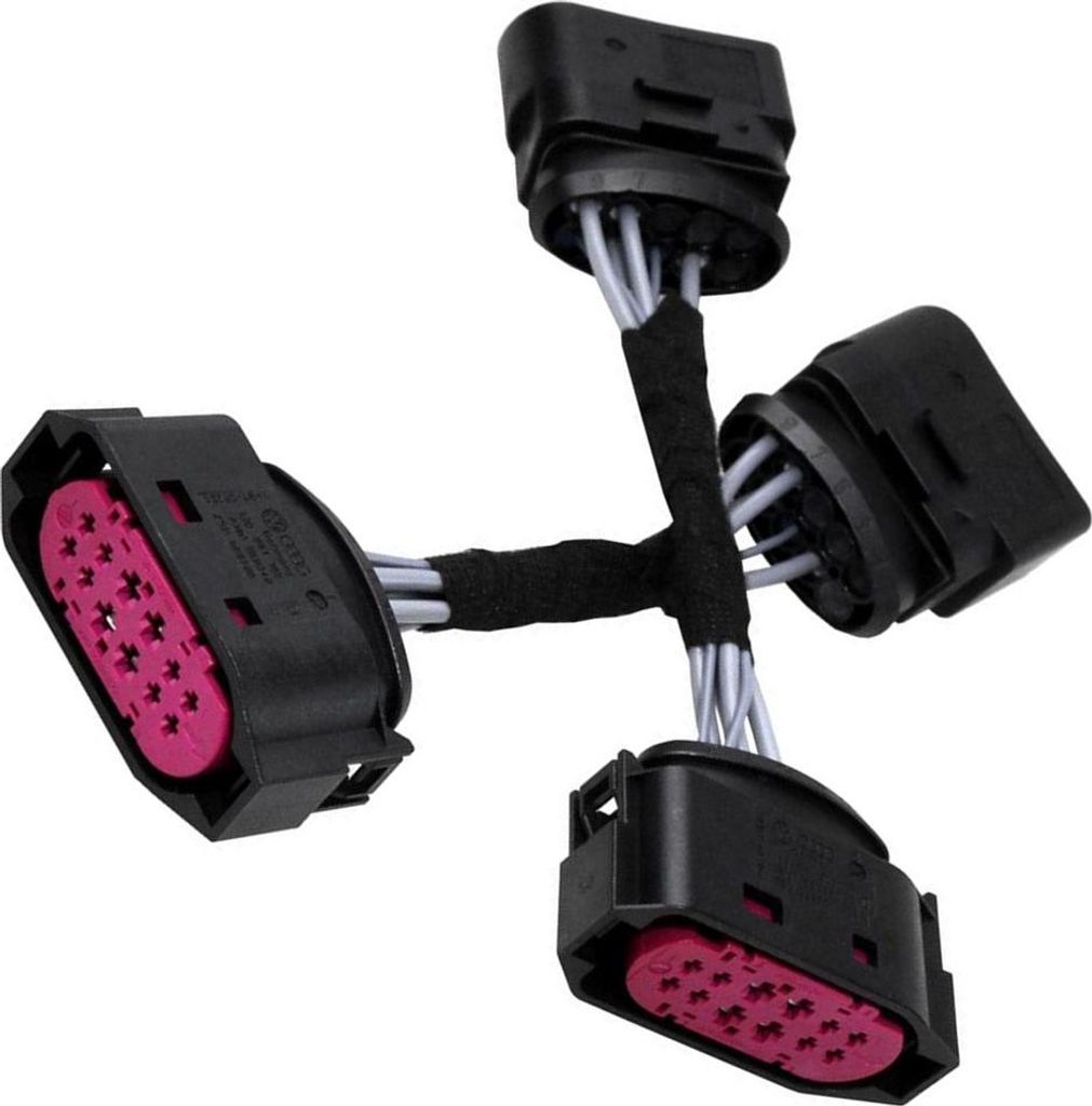 Adapter Umrüstung von Halogen auf Xenon Scheinwerfer passend für VW Touareg 7L