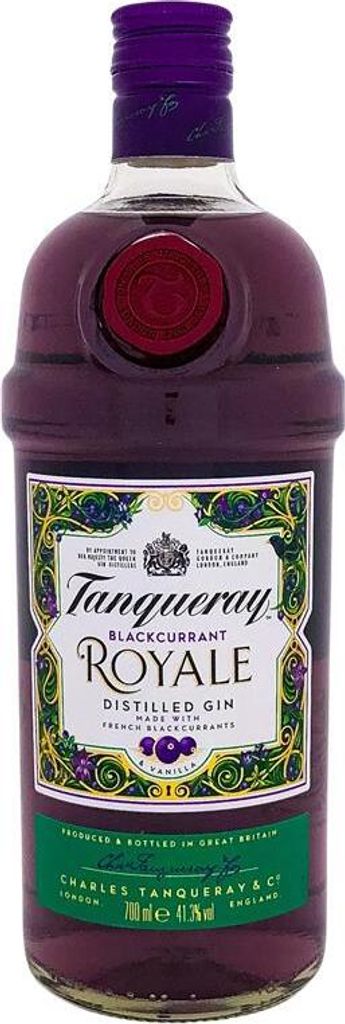 Tanqueray Blackcurrant Royale Gin, ginebra con aroma a Imagen del producto 