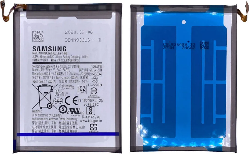 Batterie de rechange pour Galaxy A21s Samsung GH82-22989A Li-Polymer