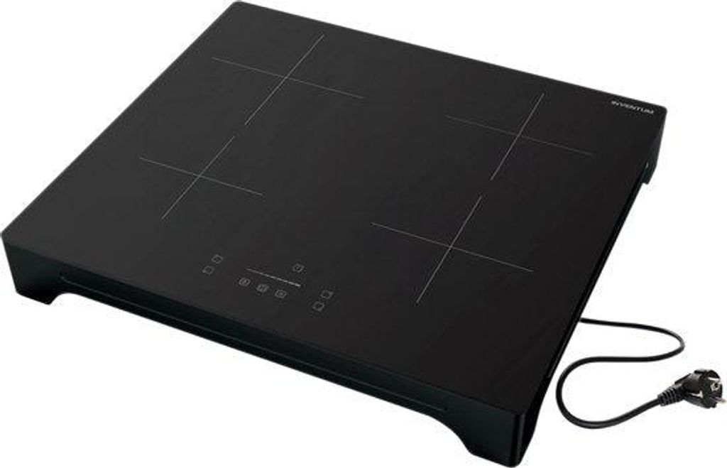 Inventum VKI6010ZWA, Schwarz, Arbeitsplatte, Produktbild 
