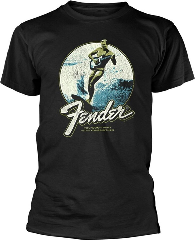 Fender - T-Shirt für Herren/Damen Uni RO7457 (S) (Schwarz)