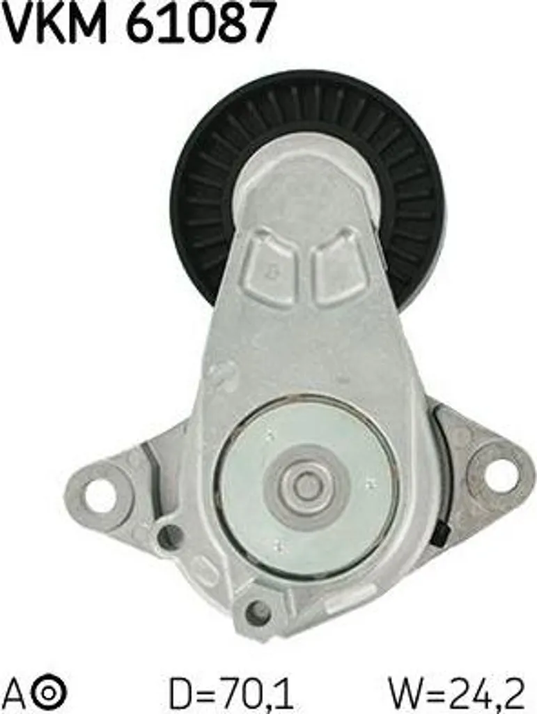Tendeur de Courroie SKF VKM 61087 pour Entretien Toyota Auris et Yaris