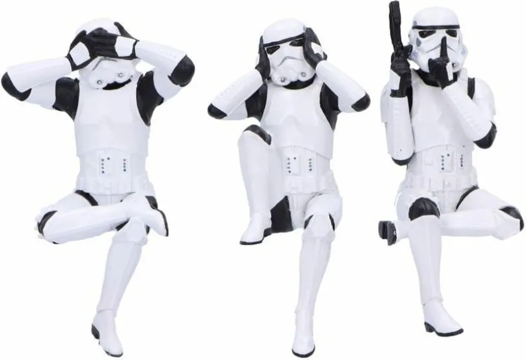 Figurines Stormtroopers en Résine 11cm - Les 3 Sages de Nemesis Now