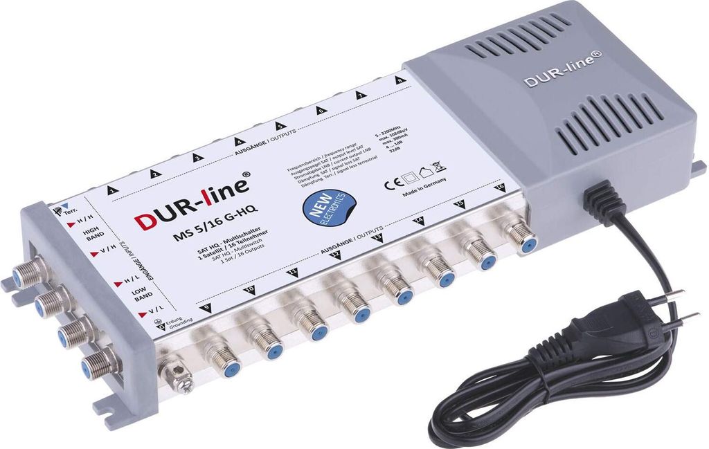 DUR-line Multischalter MS 5/16 G-HQ bis 16 Teilnehmer Produktbild 