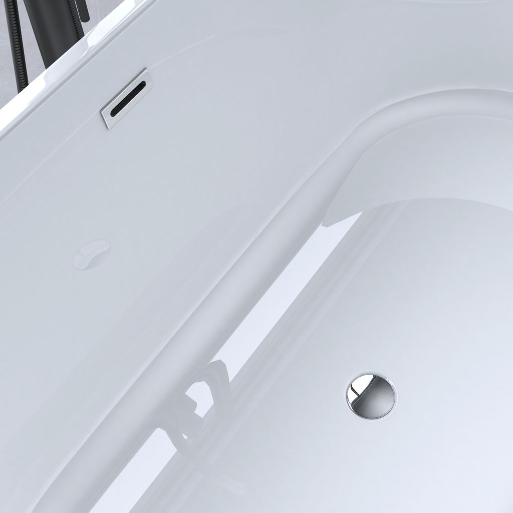 doporro Freistehende Design-Badewanne oval Vicenza520OA Produktbild 5