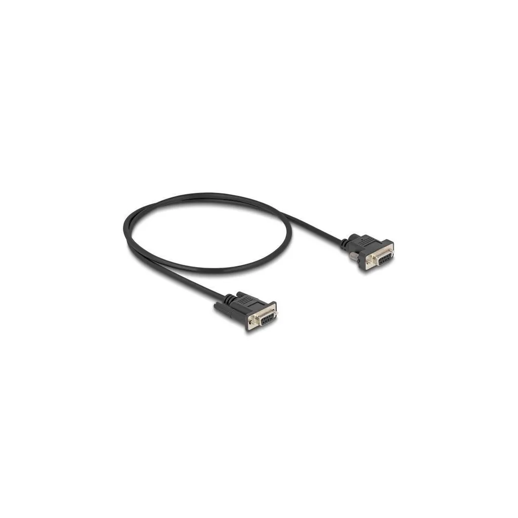 DELOCK Cavo seriale RS-232 da D-Sub9 Bu a D-Sub9 Bu Pin9 0,5m - 1