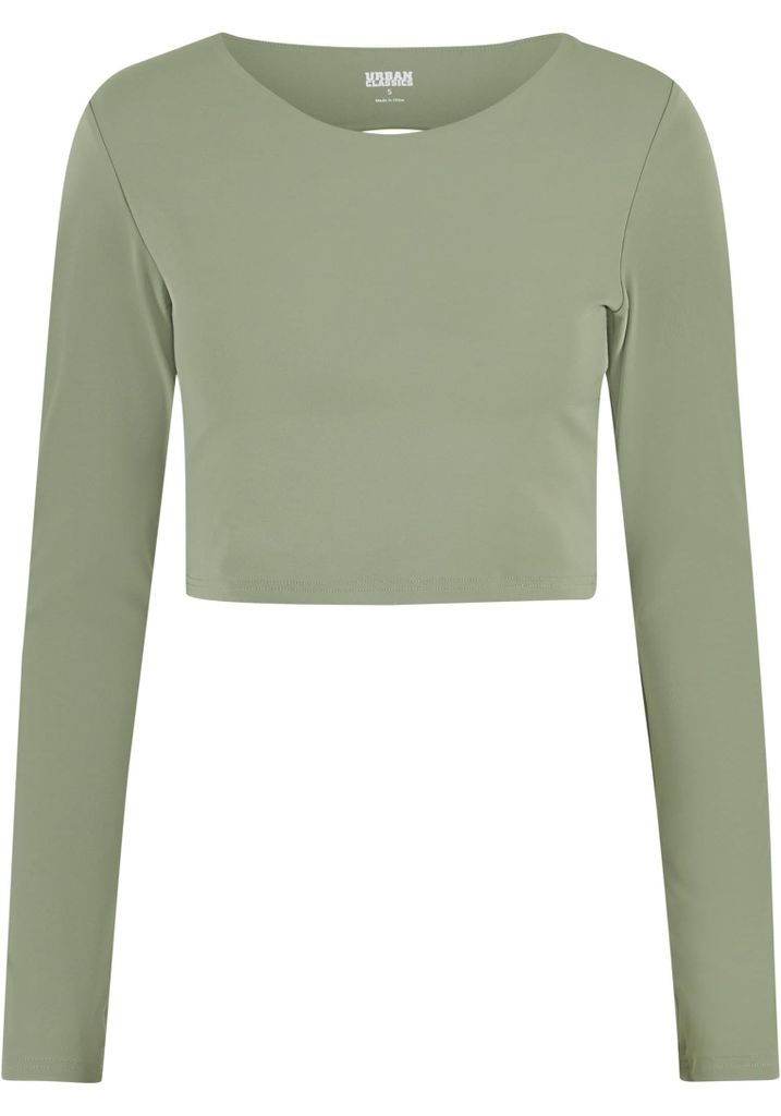 Urban Classics Ladies Sports Longsleeve Matcha Green S