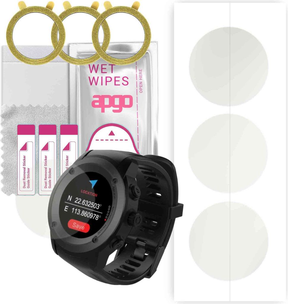 apgo 3 Stück Schutzfolie, Matt, kompatibel mit Maxcom FW17 Produktbild 