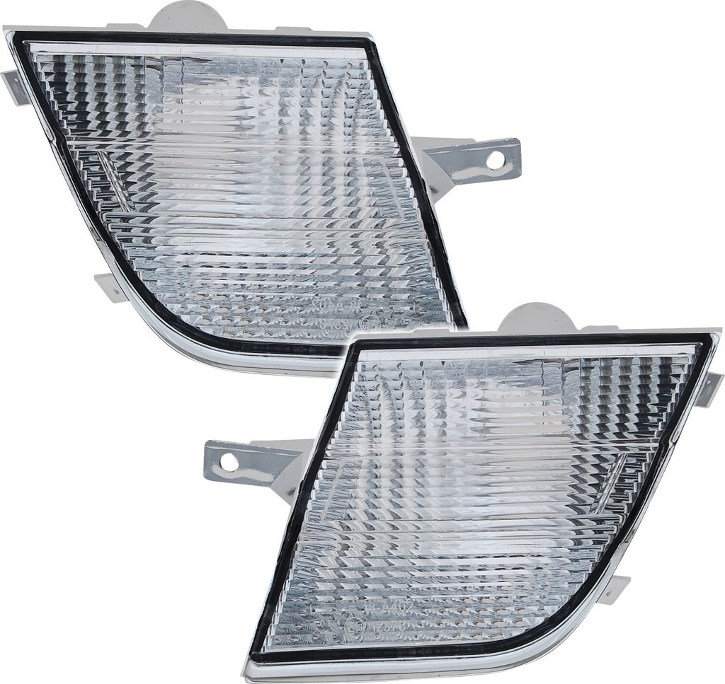 Frontblinker Set für Nissan Micra K12 2002-2005 Blinker Weiß Silber vorne