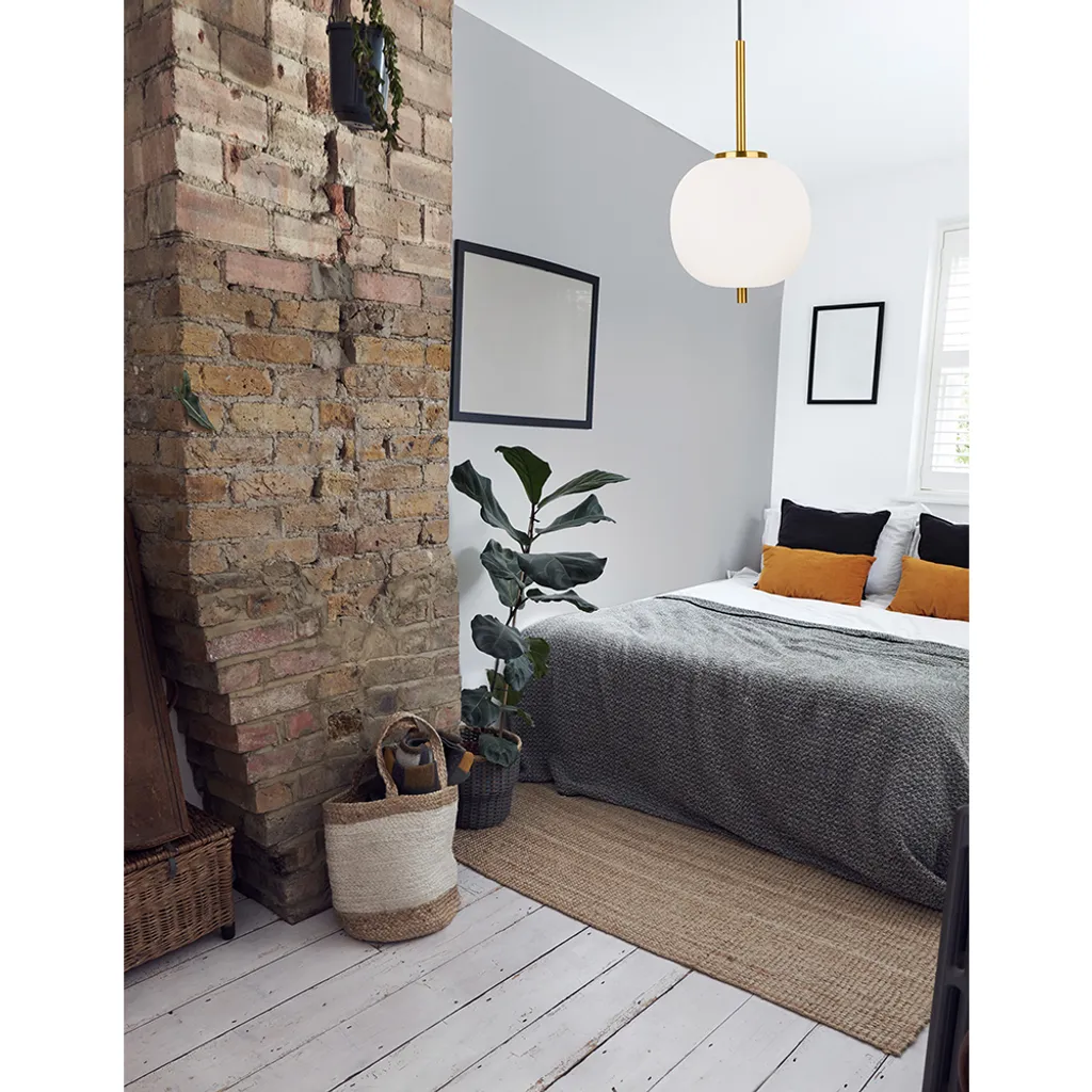 Nova Luce LATO: Illuminazione Tecnica a Sospensione in Ottone e Vetro