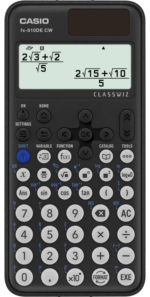 Casio FX 810DE CW calculatrice technique avec écran haute résolution - 22