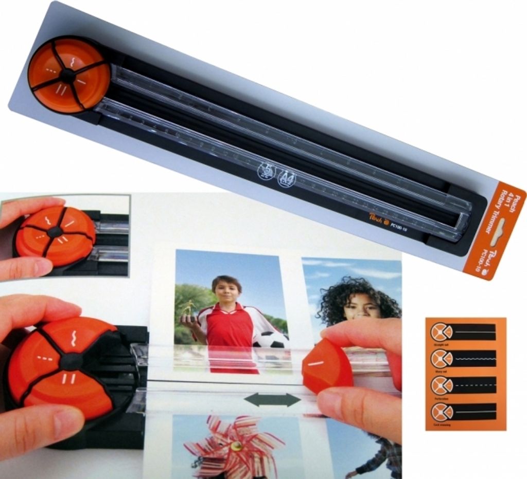 Peach Papierschneider A4 4in1 Rollenschneider