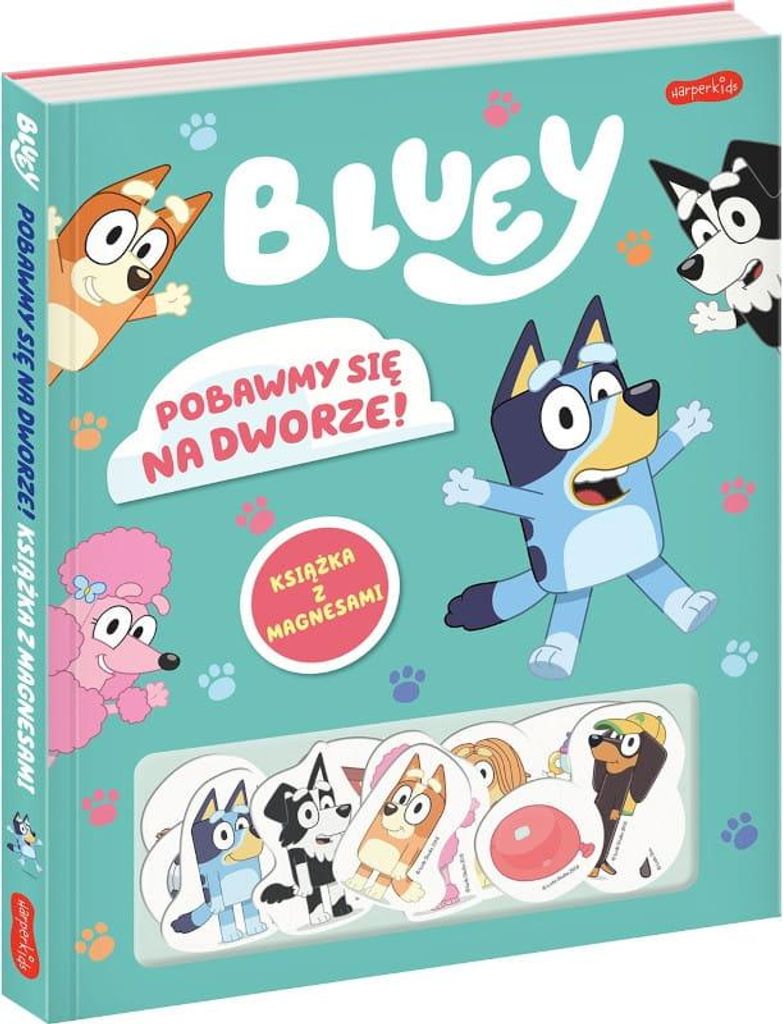 Lass uns draußen spielen - Bluey - Magnetbuch Image du produit 