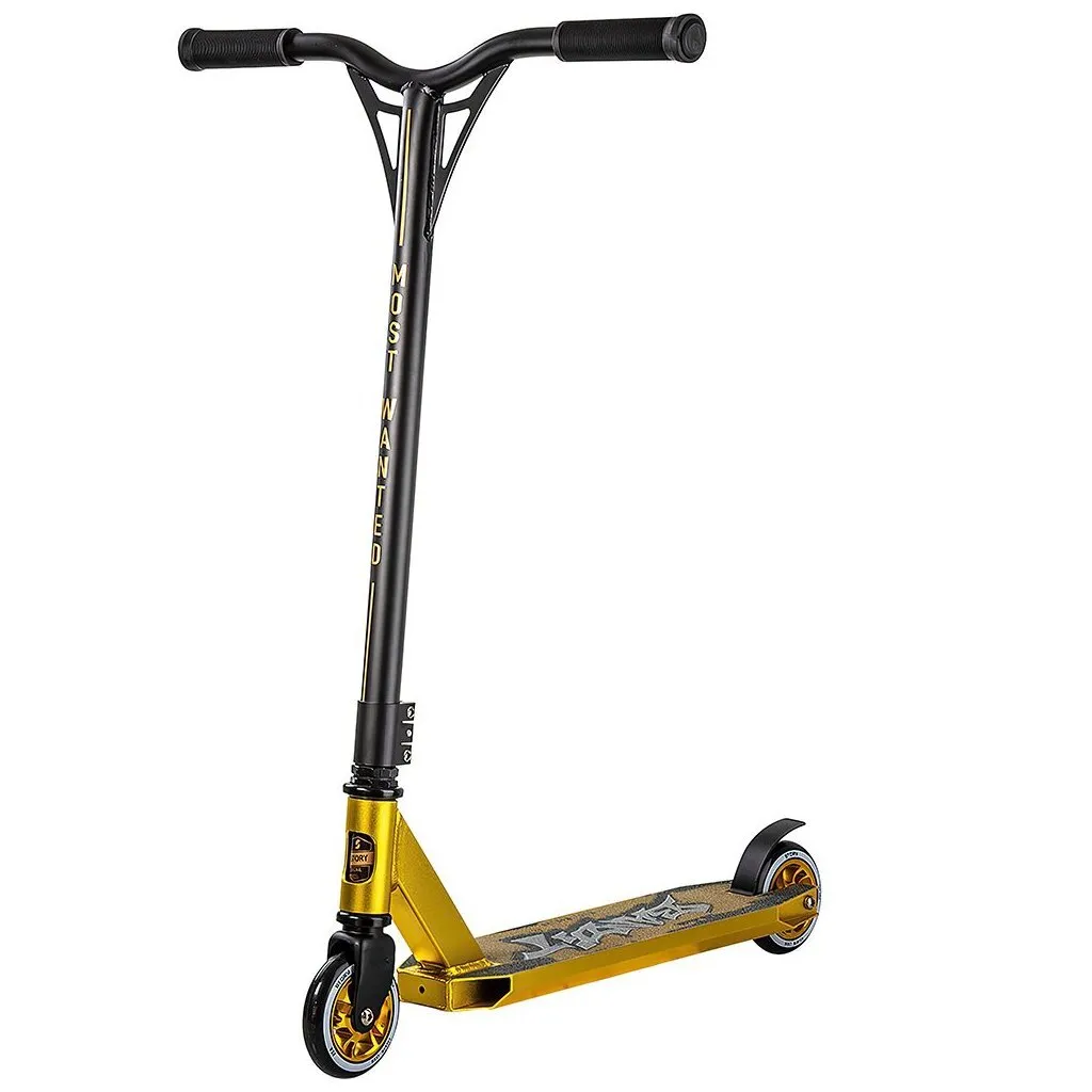 Trottinette freestyle pour enfant et débutant Story Bandit DOS Or