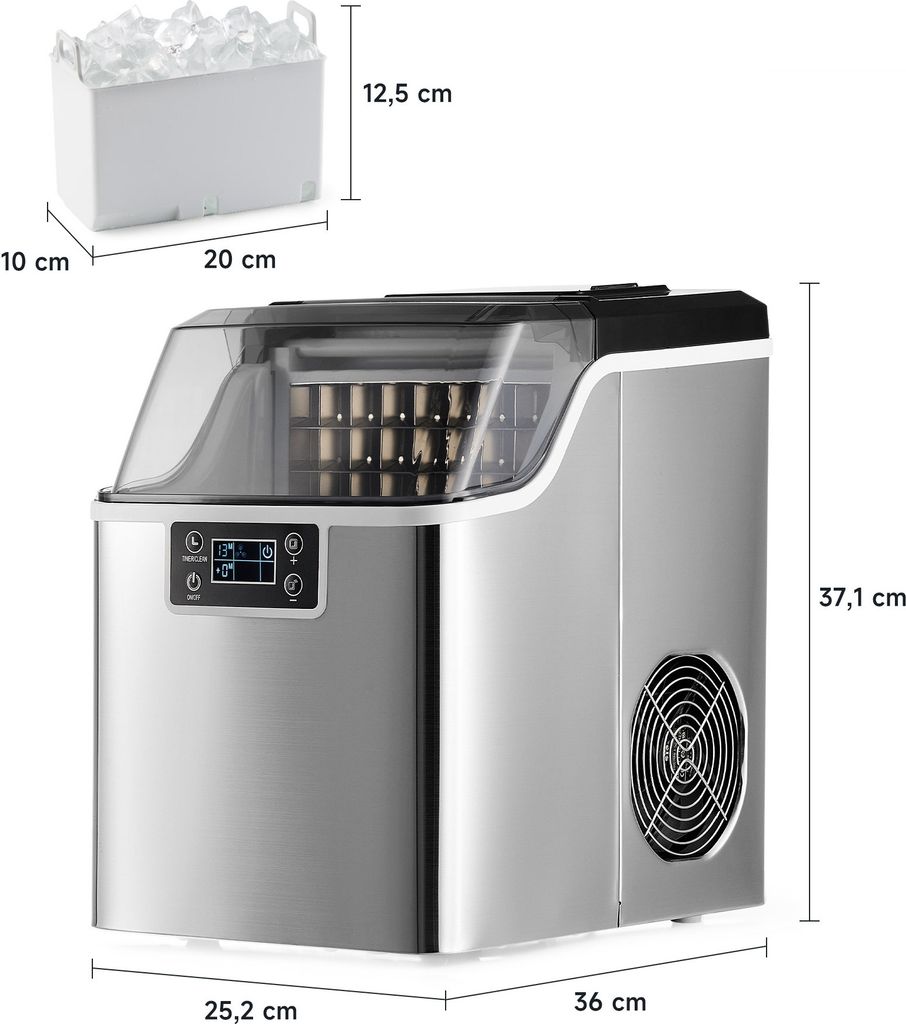 Preenex 3,2L Eiswürfelbereiter 22 kg/24H Eismaschine Produktbild 8