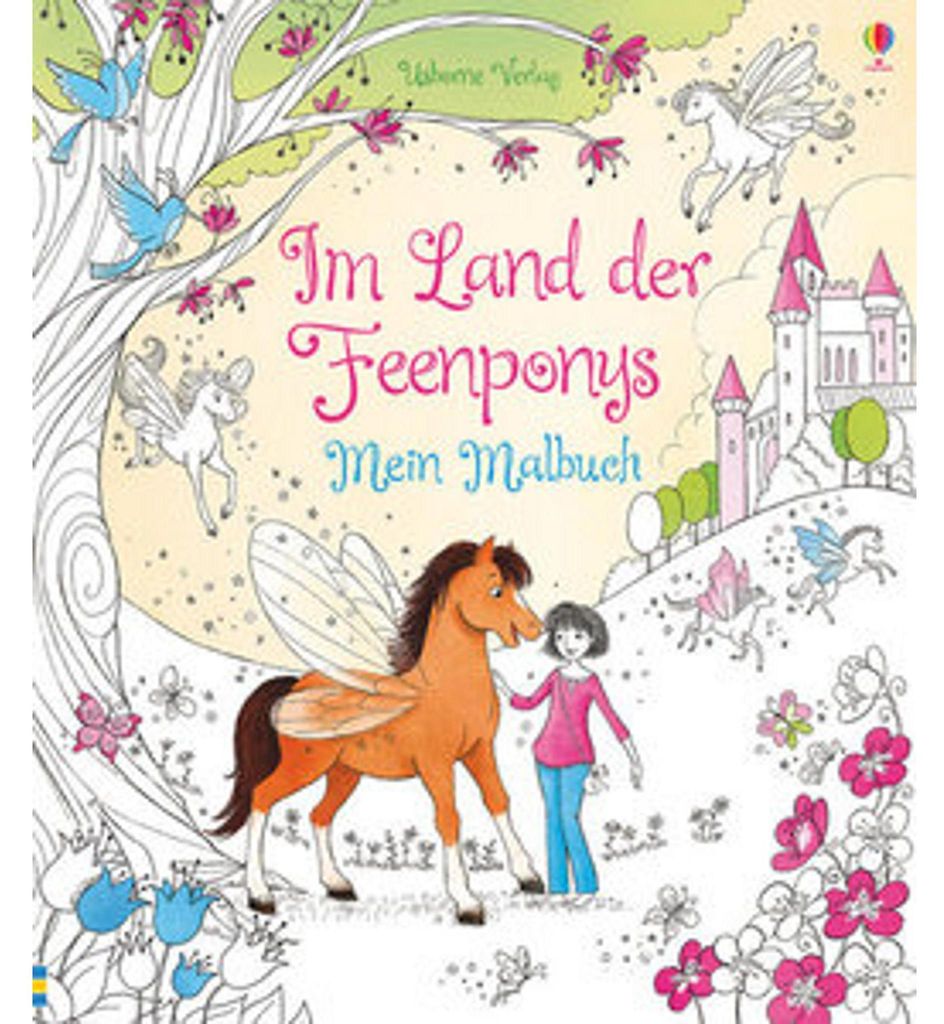 Im Land der Feenponys: Mein Malbuch
