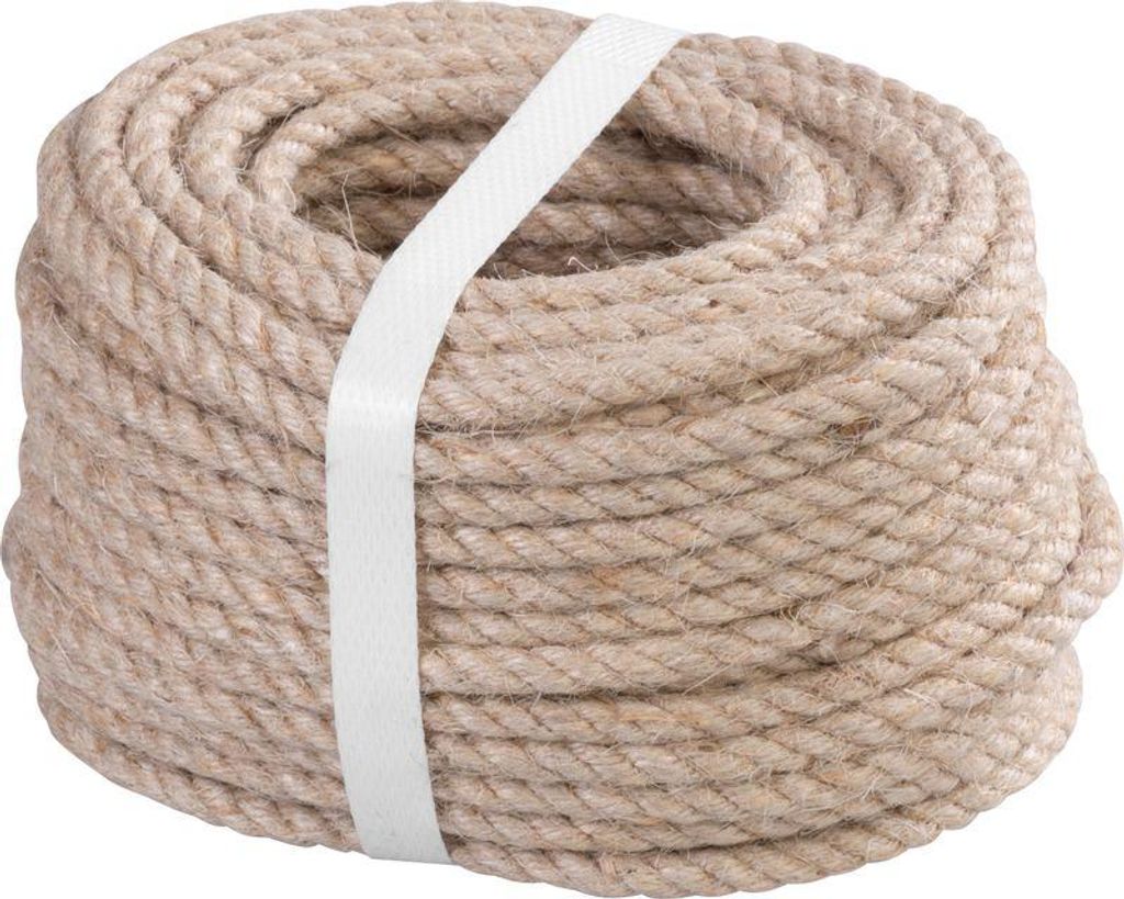 Seil Strend Pro Premium, Jute, natürlich, Schnur, 5 mm, gedreht, L-20 m