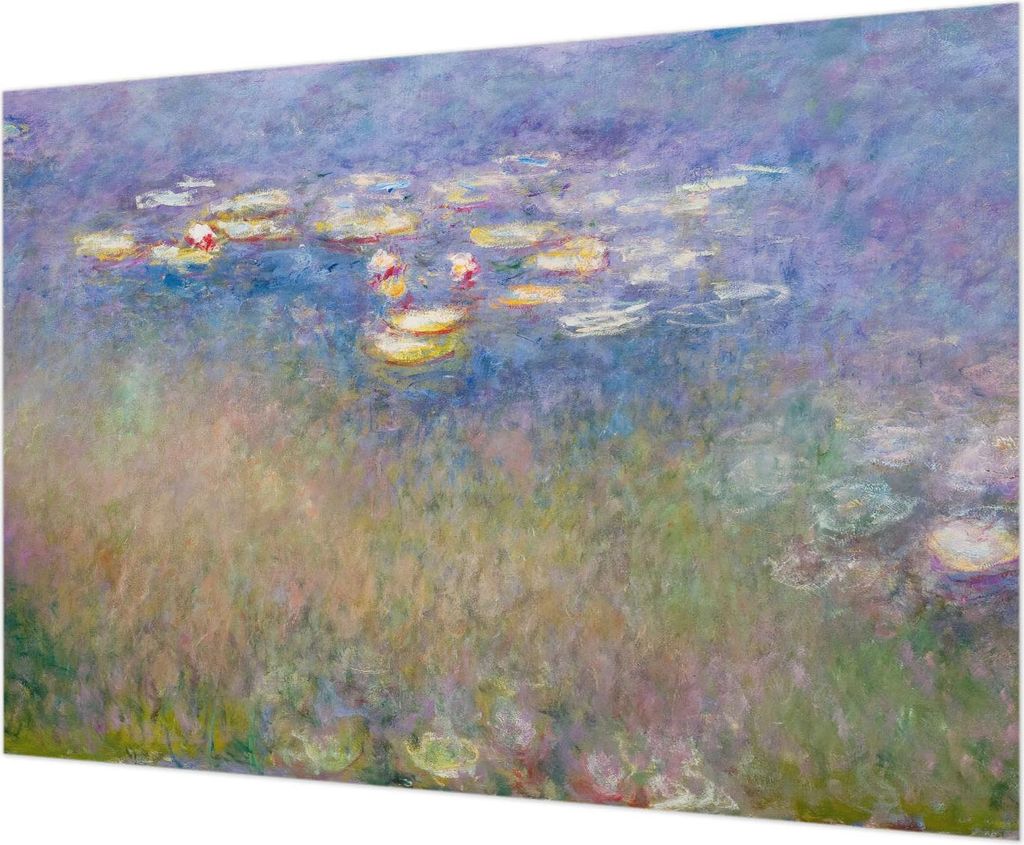 Wandtapete - Dekorative Tapete für Wohnzimmer - Tapetenfolie für Wanddekoration - 312x219 cm - Seerosen