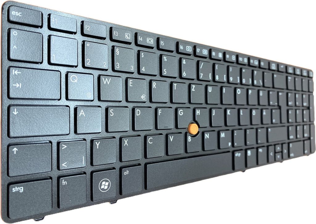 DEUTSCHE - Tastatur Keyboard mit Track Point Kompatibel für HP EliteBook 8560w (LG663EA)