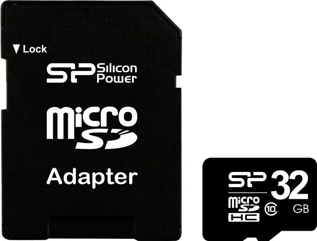 Silicon Power SP032GBSTH010V10SP, 32 GB, MicroSDHC, Klasa Zdjęcie produktu 