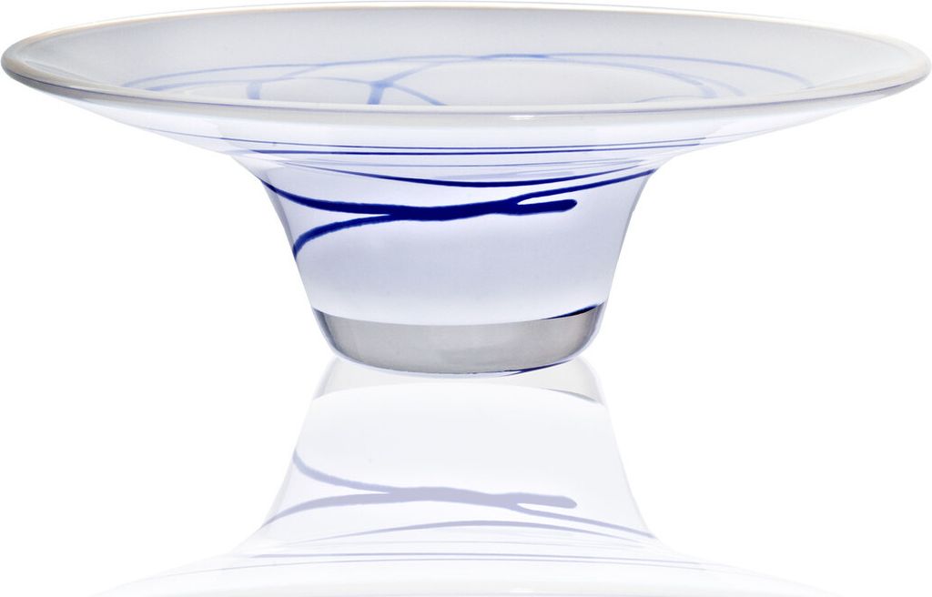Schale ''Stiller'' (26cm), weiß/blau