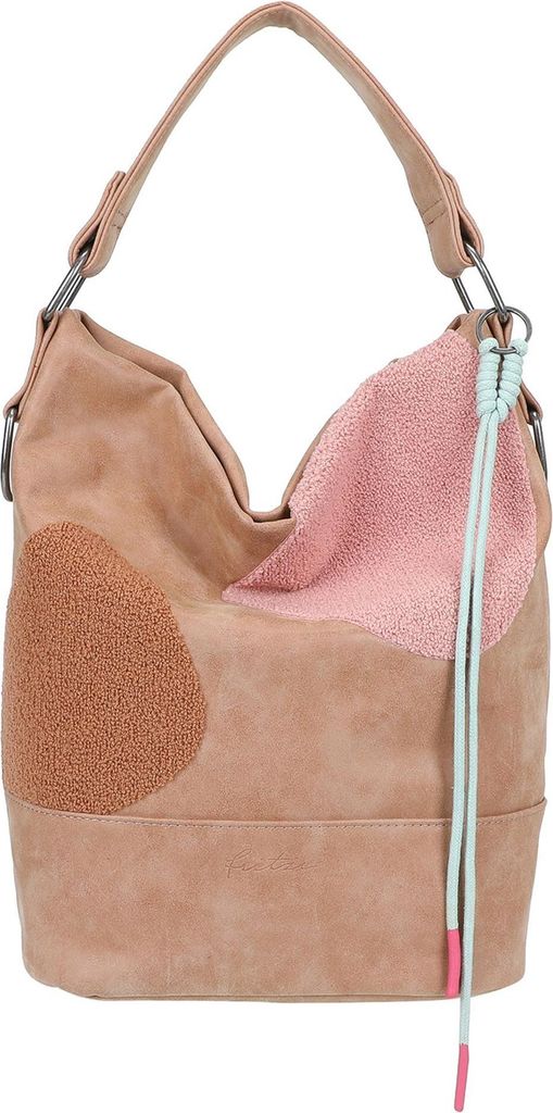 Fritzi aus Preußen Handtasche Olga Limited Happy Flocked Hand Bag Soft Vintage taupe