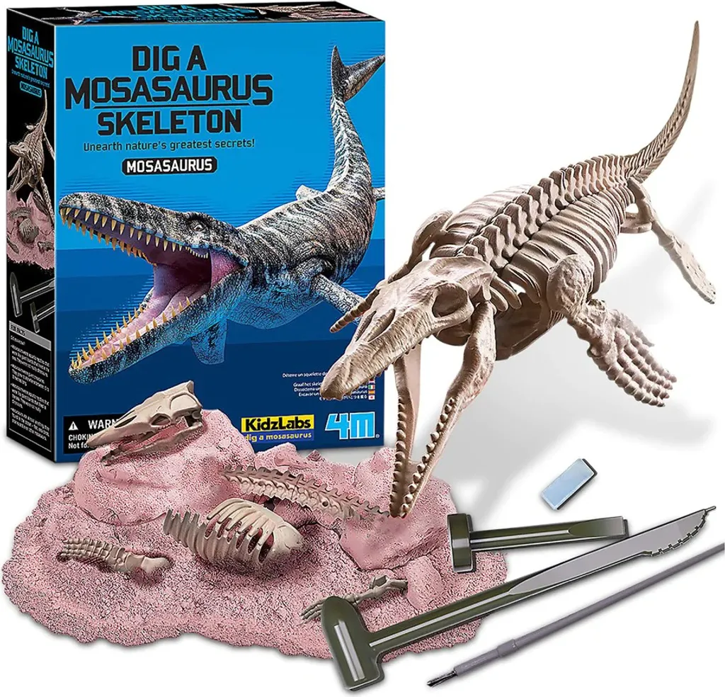 Activité éducative KidzLabs Dig A Mosasaurus pour petit paléontologue 4M - 8