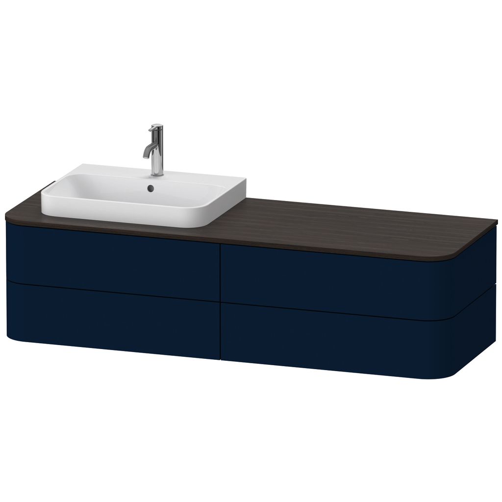 DURAVIT HP4973L9898 WTU HappyD2+ wandh.,408x1600x550mm Produktbild 