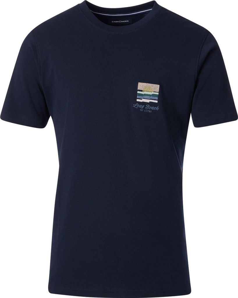 Casa Moda Rundhals T-Shirt für Herren
