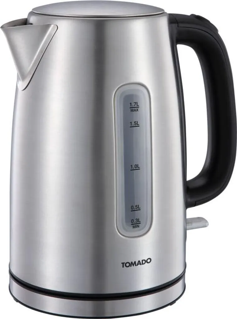Bouilloire Électrique Inox 1.7 Litre Tomado - Design Moderne et Efficace