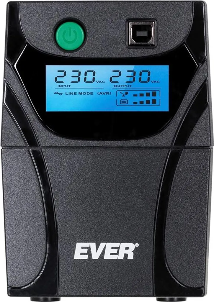 Ever EASYLINE 650 AVR USB | 0.65 kVA 360W UPS Line-Interactive - 4