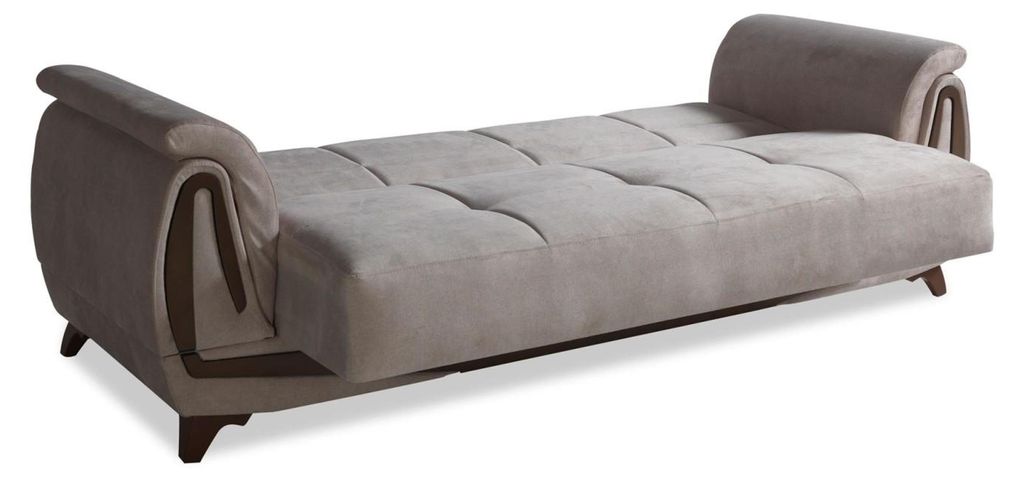 Luxus 3 Sitzer Sofa Wohnzimmer Möbel Elegant Sofa 230cm Textil Beige Neu