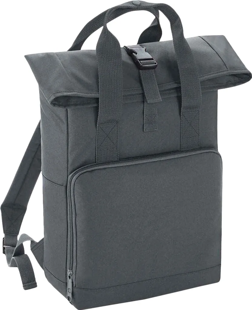 Zaino Roll Top Bagbase PC4887 Graphite Grey - Design Urban & Laptop