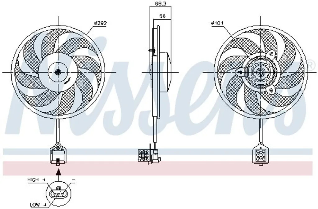Évitez la Surchauffe avec le Ventilateur de Radiateur Nissens 85596