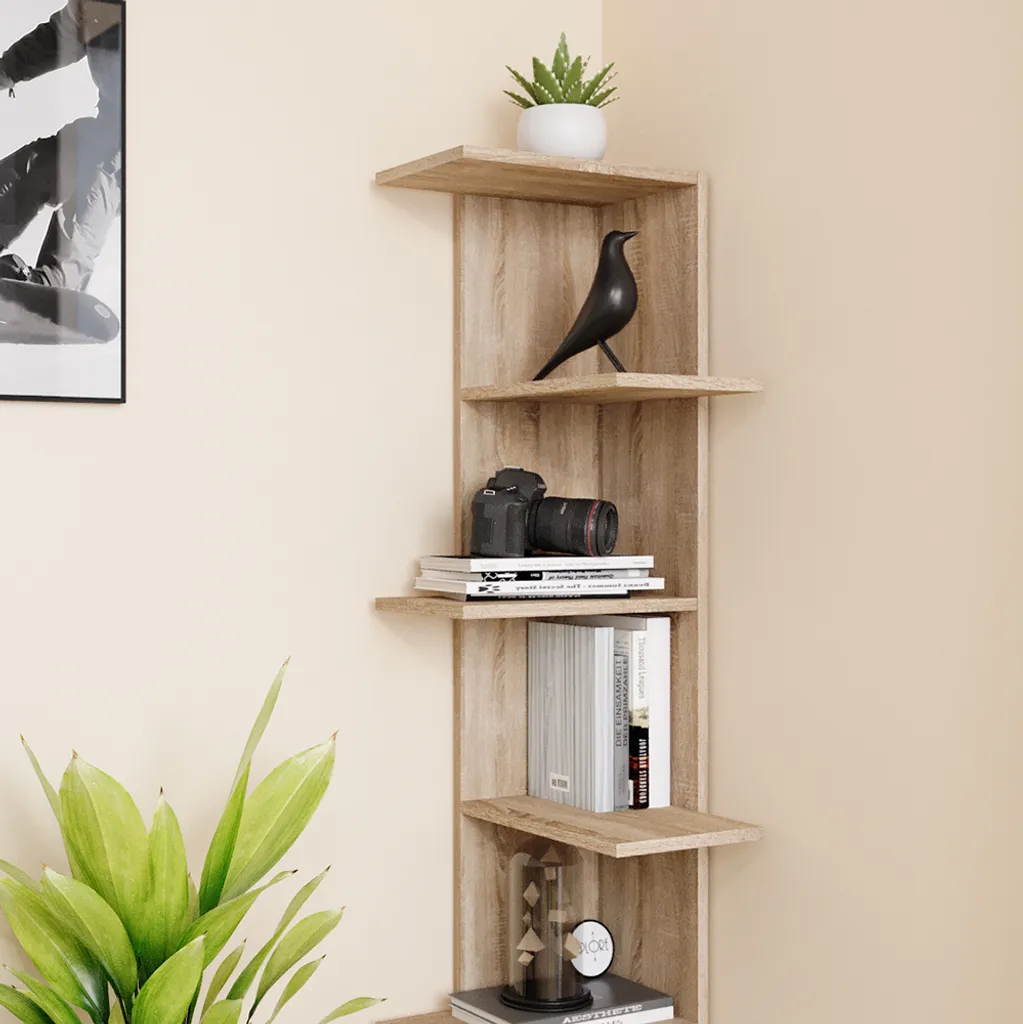 Optimiser l'Espace Perdu avec l'Étagère d'Angle Sonoma Vicco 140cm