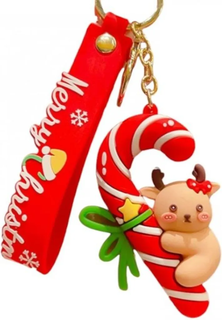 Portachiavi Natale per Bambini Renna brl347 - Idea Regalo Maestre