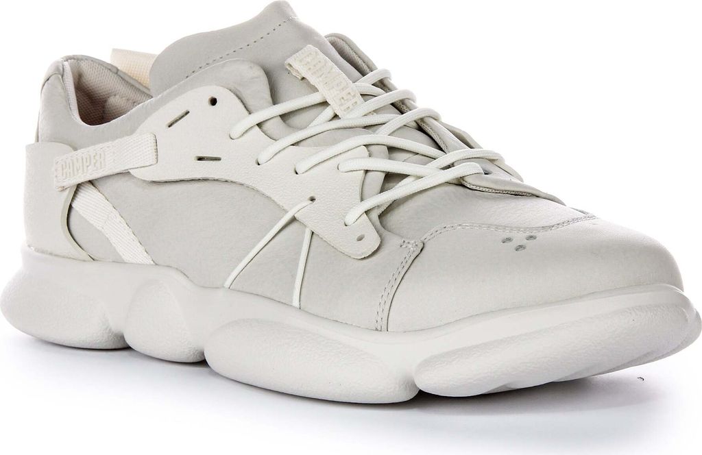 Ledersneakers von Camper Karst M Nondyed Organic Sport Sneaker In Off White – 9M Großbritannien - 43 EU - 9,5M US / Cremefarben