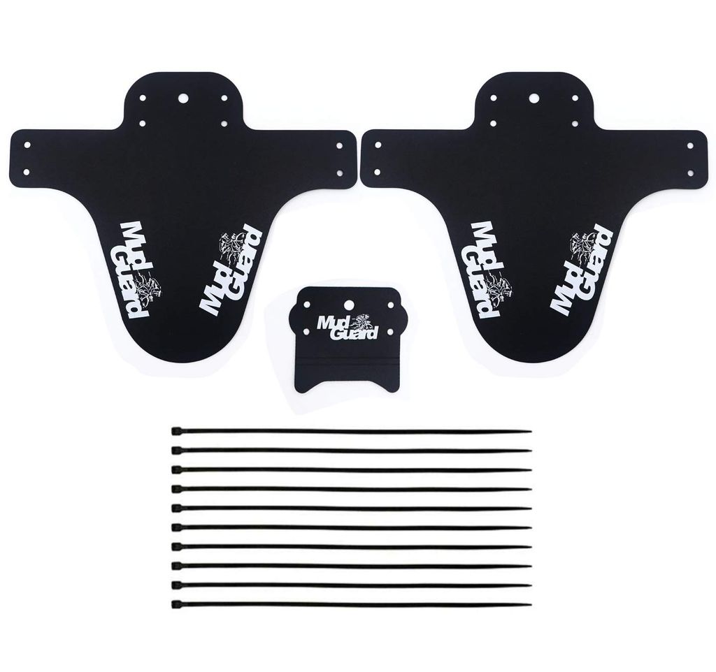 Mountainbike Kotflügel Set, 3Pcs MTB Schutzblech, Vorne und Produktbild 