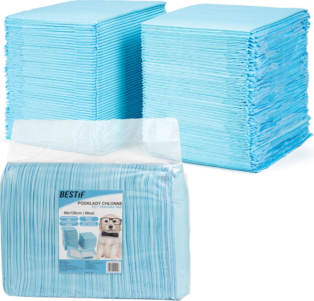 Bestif savé podložky pre zvieratá 80x120 cm 50 ks – extra Obrázok produktu 