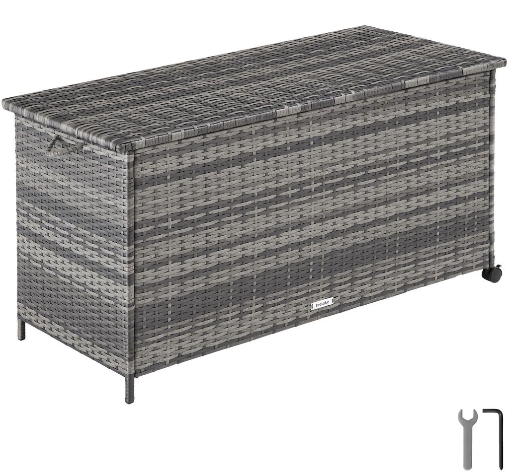 tectake® Auflagenbox Kuusamo 116 x 54 x 64 cm Produktbild 