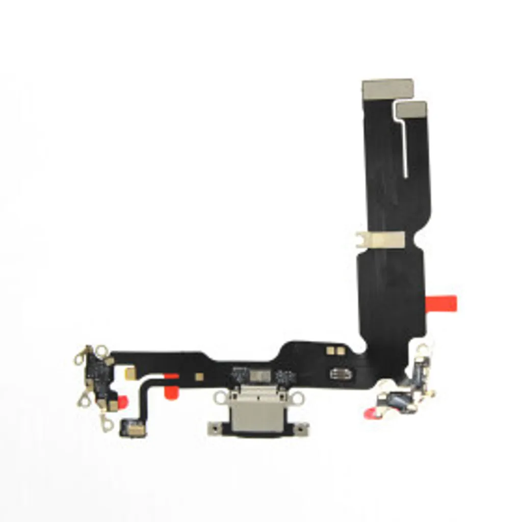 Nappe de Charge iPhone 15 Plus Noir Connecteur USB-C Haute Précision